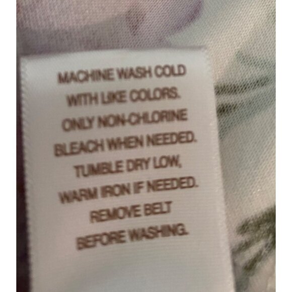 Dressbarn Purple Floral Sleeveless Dress Size 12 - Picture 5 of 9